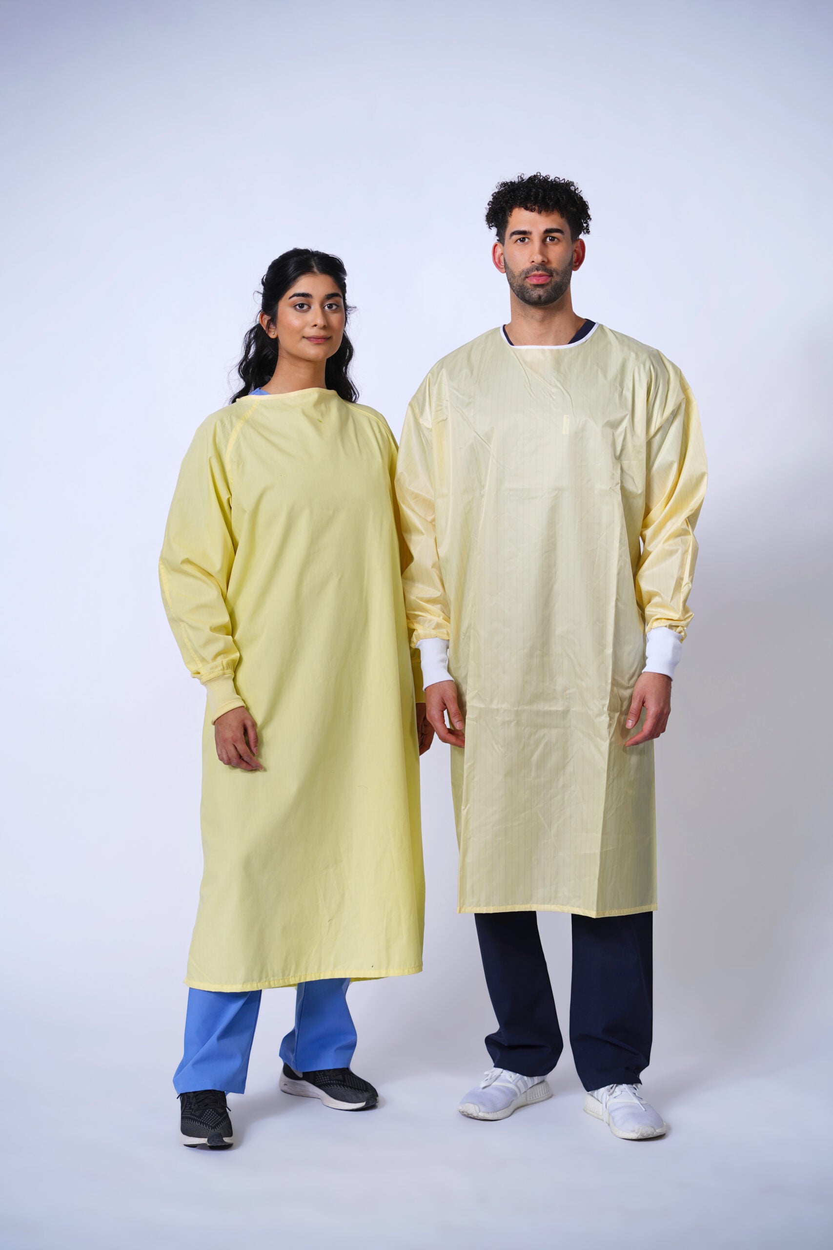 Yellow Medical Isolation Level 2 Certified Gowns (Reusable)