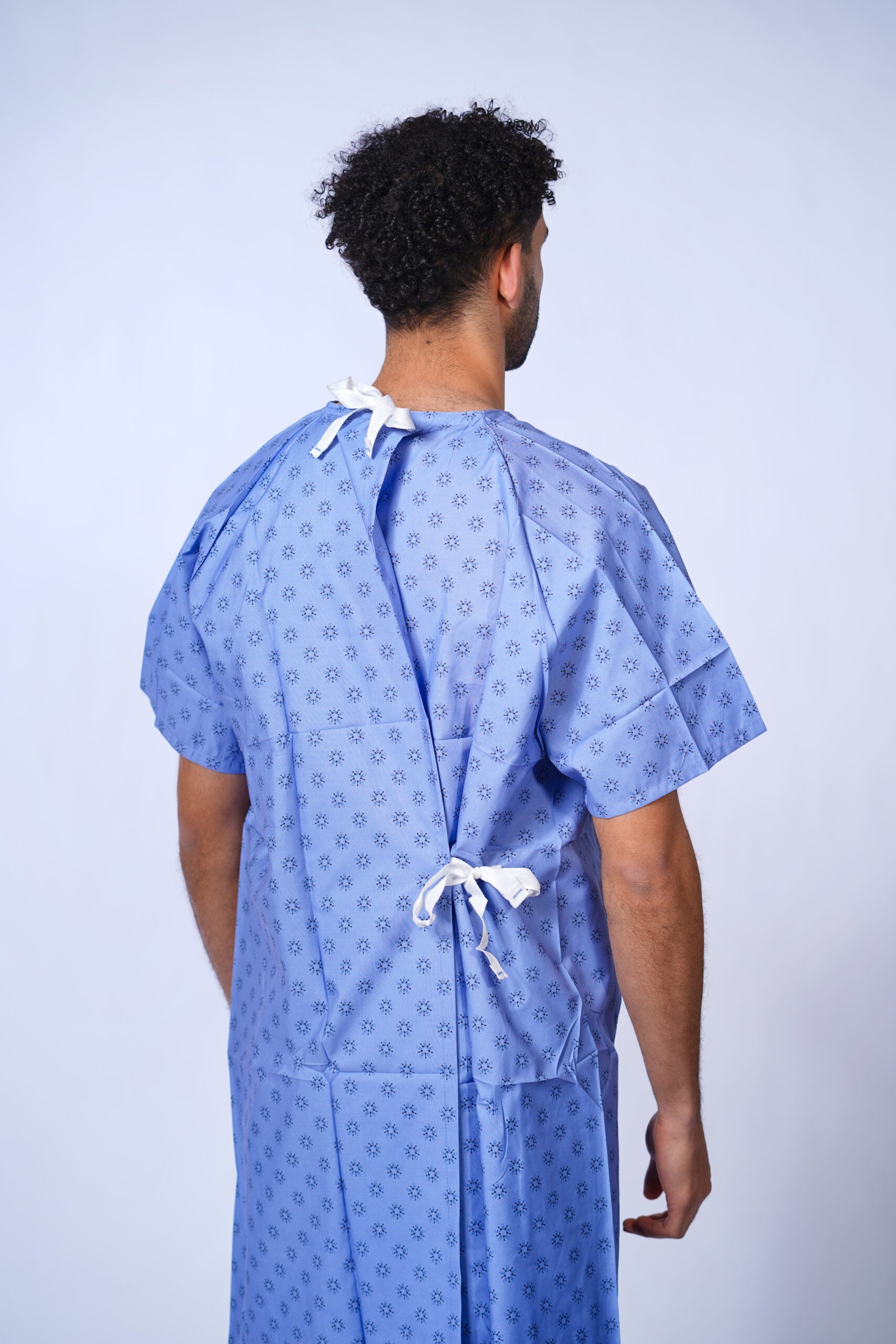 White IV Patient Gown