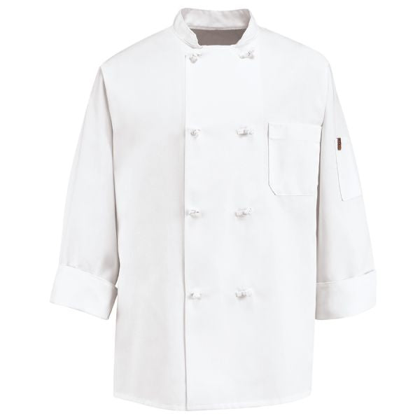 Eight Knot Button Chef Coat