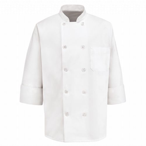 Women’s Ten Pearl Button Chef Coat